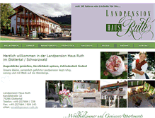 Tablet Screenshot of pension-ruth.de